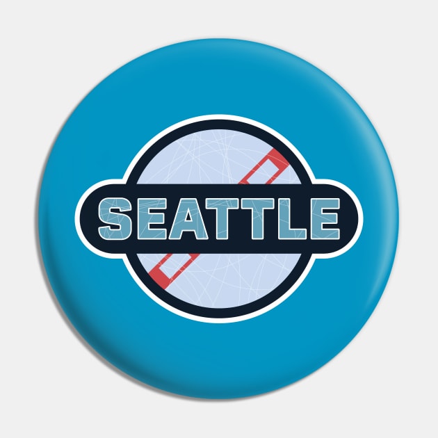 Seattle Kraken Hockey Pin by Fourteen21 Designs