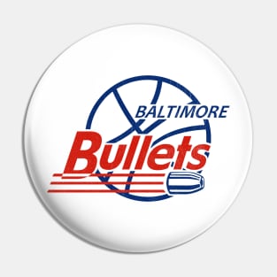 Classic Baltimore Bullets Basketball Pin