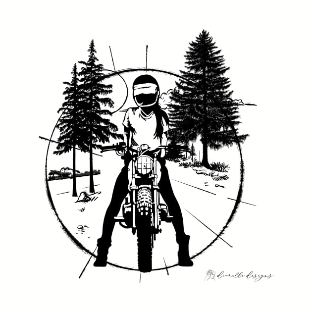 Biker Girl by DiorelleDesigns