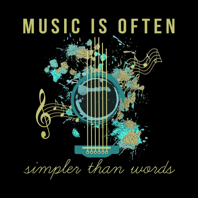 Music is ofthen simpler than words by michrangel439