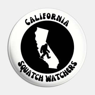 California Squatch Watchers Pin