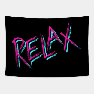 Relax inspirational Typography Tapestry