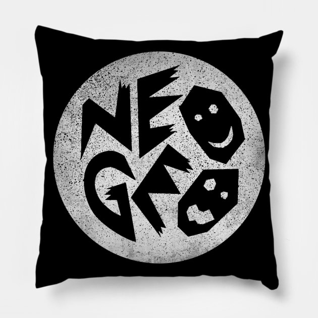 Neo Geo Logo Pillow by Super Retro City