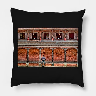 Durbar Sq Cafe Bhaktapur. Pillow