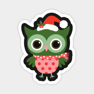 Christmas Owl Magnet