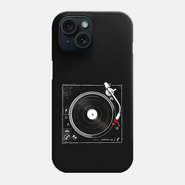 Classic Turntable - Vintage Audio LP Vinyl Record Player Phone Case by UrbanLifeApparel