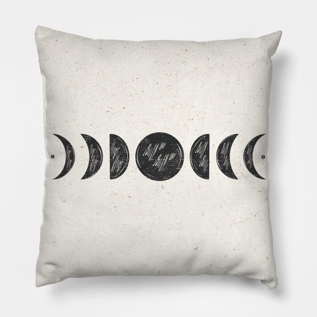 Luna Soul Series 13 Pillow by studioaartanddesign