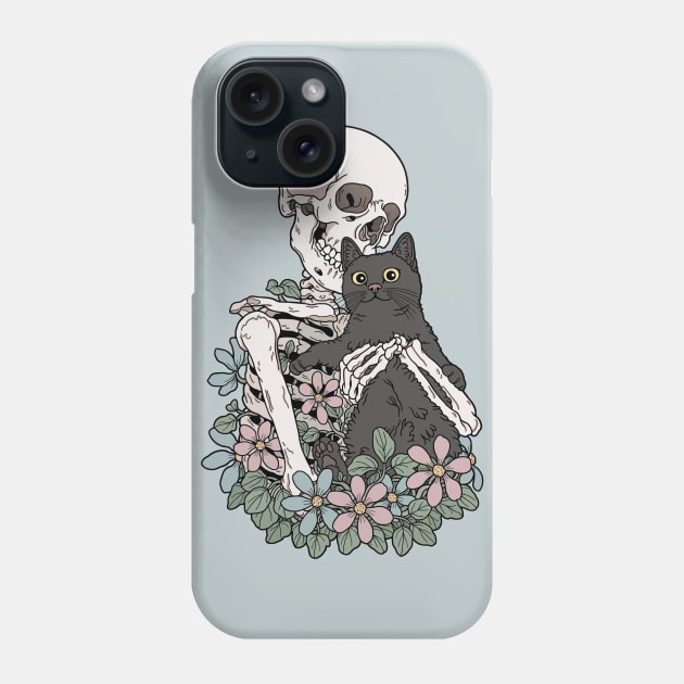 You & me, cat! Phone Case by tiina menzel