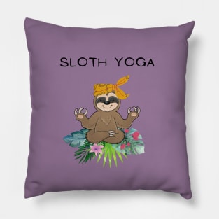 Sloth yoga Pillow