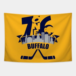 716 Buffalo Hockey Color Tapestry