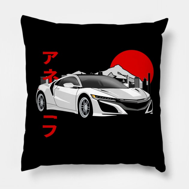 Honda NSX Pillow by Rebellion Store