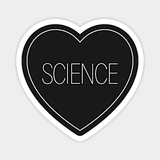 I Love Science Heart Magnet
