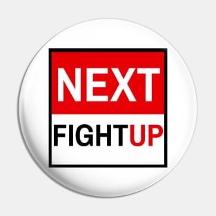 Next Fight Up Logo Pin