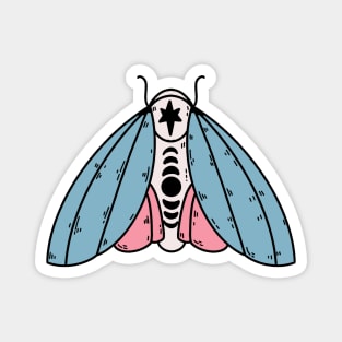 trans moth Magnet