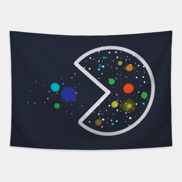 space pacman Tapestry by Katerine