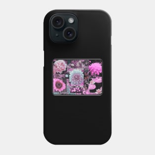 Pink Flowers Collage Phone Case