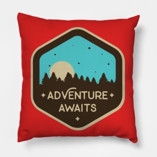 Adventure Awaits Pillow