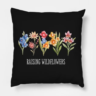 Raising wildflowers and wildlife Pillow