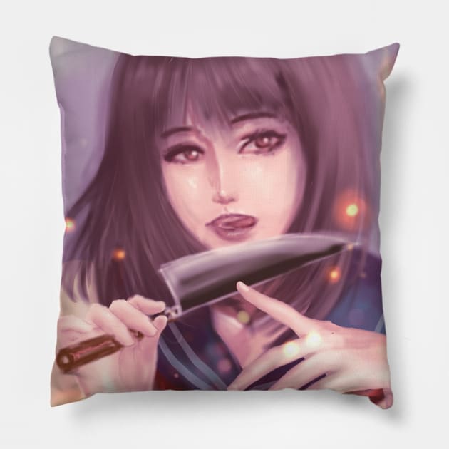 Yandere Girl Pillow by kotchiyuuki