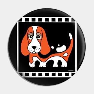 Basset Hound Puppy Pin