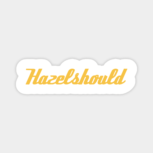 Hazelshould Gold Magnet by Ziggurz Mercado