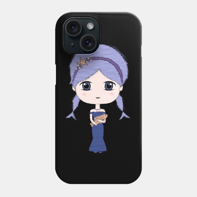 Pisces Girl Phone Case by TheBanannaTheory