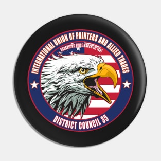 Painters Union Eagle Pin