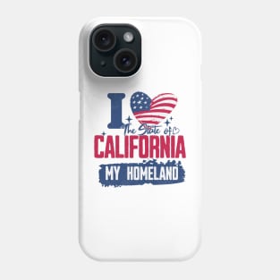 California my homeland Phone Case