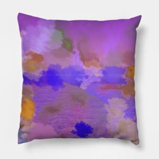 Abstract Purple Pillow