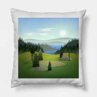 Sims 4 Granite Falls Pillow