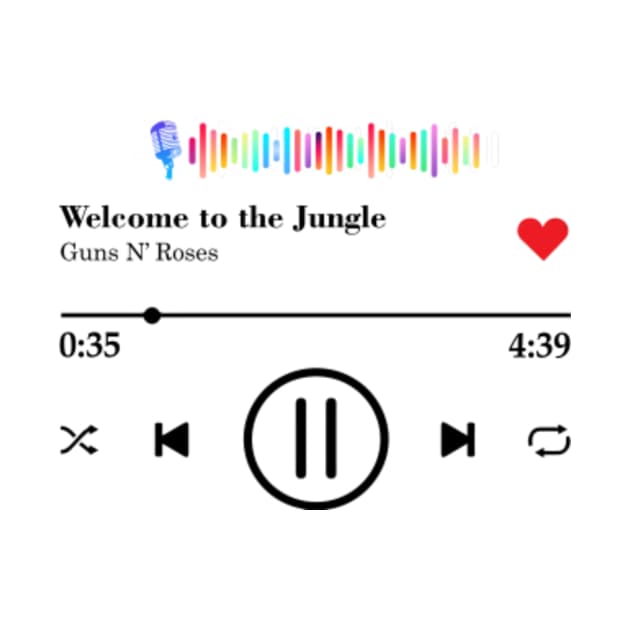 Now Playing to the Jungle Rock Band TShirt TeePublic