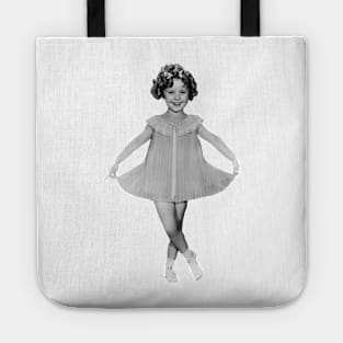 Shirley Temple Take a Bow No Background Tote