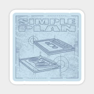 Simple Plan - Technical Drawing Magnet