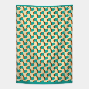 Retro Funky Pattern Tapestry