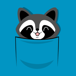 Pocket raccoon T-Shirt