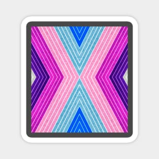 Chevron Pattern 16 Magnet