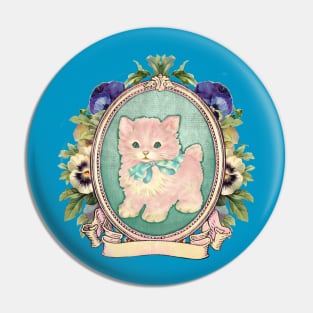 Kitschy Pink Kitten Pin