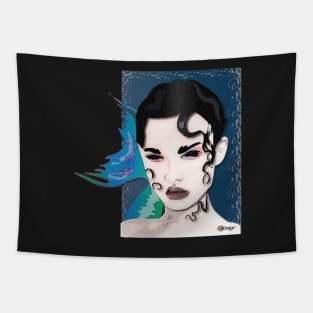 savage siren slay Tapestry