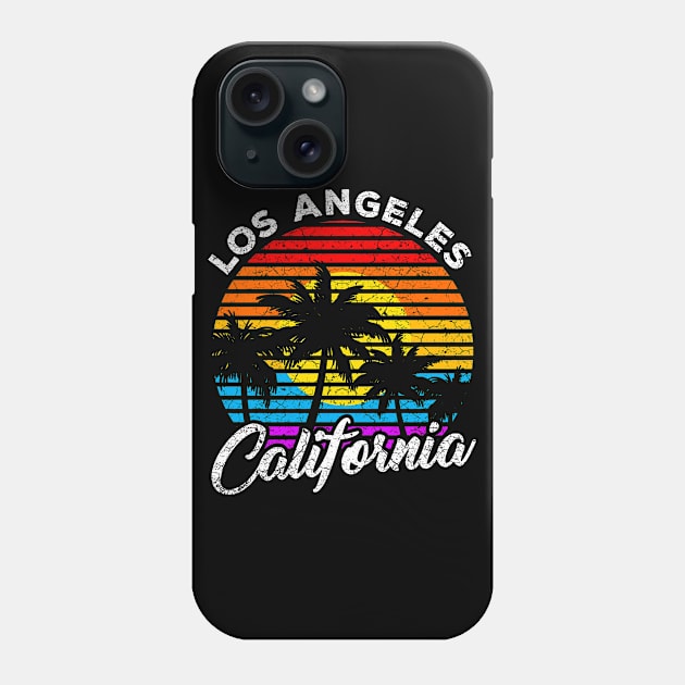 Los Angeles California Phone Case by Mila46