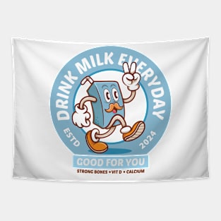 Drink Milk Everyday 4 Tapestry