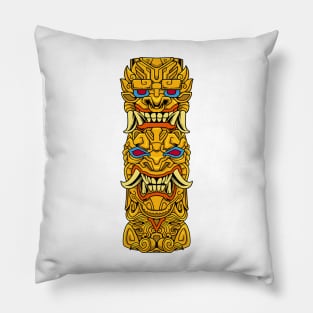 Aztec totem Pillow