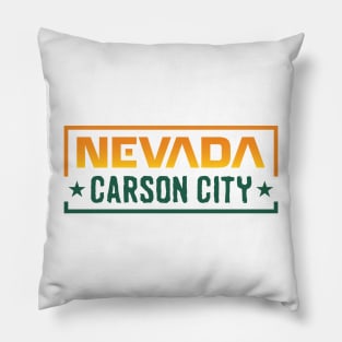 Nevada Carson City Pillow