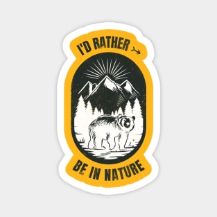 Bear in the Woods Magnet