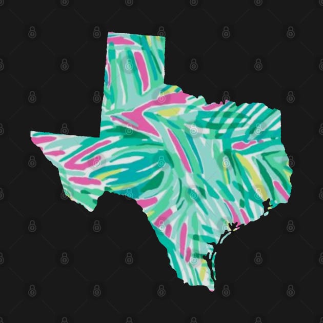 Texas State Preppy Pastel Floral by broadwaygurl18