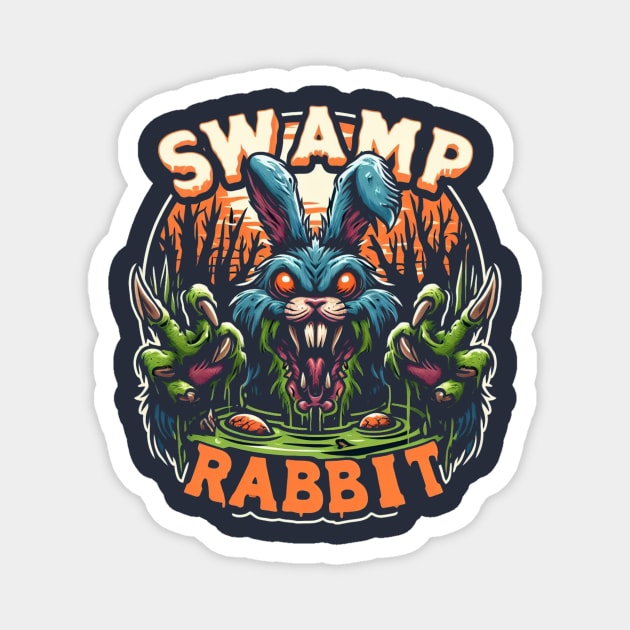 Swamp Rabbit Magnet by WolfeTEES