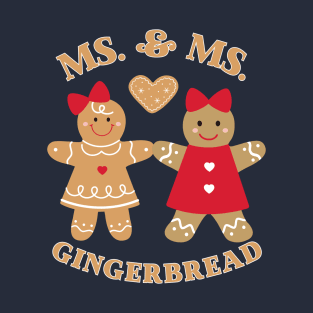Ms & Ms Gingerbread Couple T-Shirt