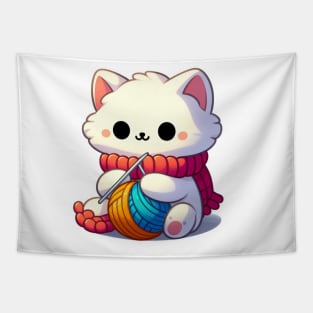 the knitty kitty Tapestry