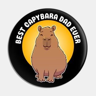 Cute Best Capybara Dad Ever Pin