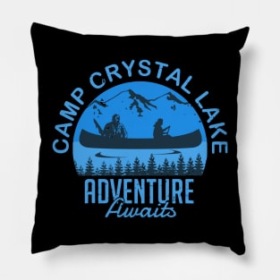 Camp Crystal Lake Adventure Awaits Pillow