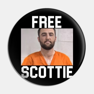 Free Scottie - SCOTTIE SCHEFFLER MUG SHOT Pin